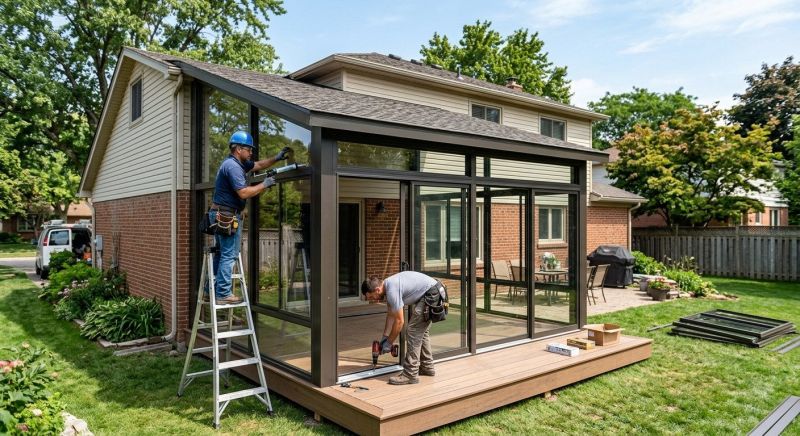 Four Season Room Installation in Seattle, WA